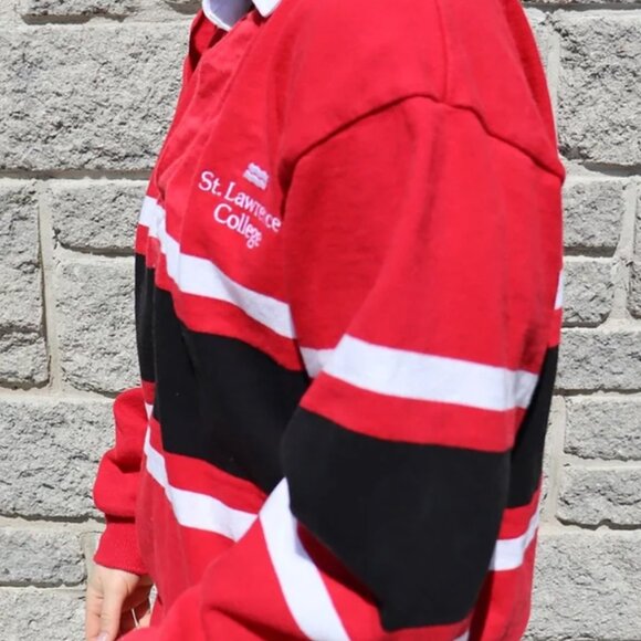 St. Lawrence College | Pre-Loved Rugby Sweater | Size M - Canadian College - Picture 3 of 3